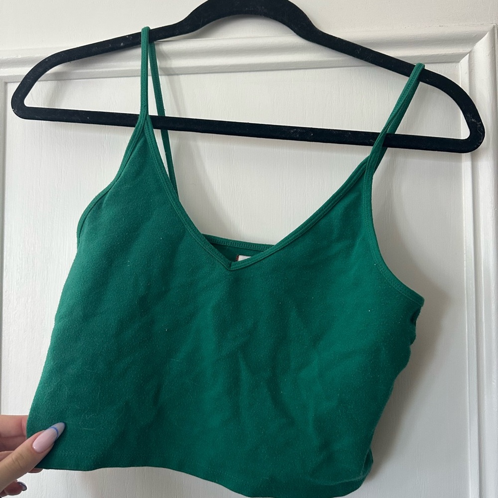 Green Aritzia tank top
